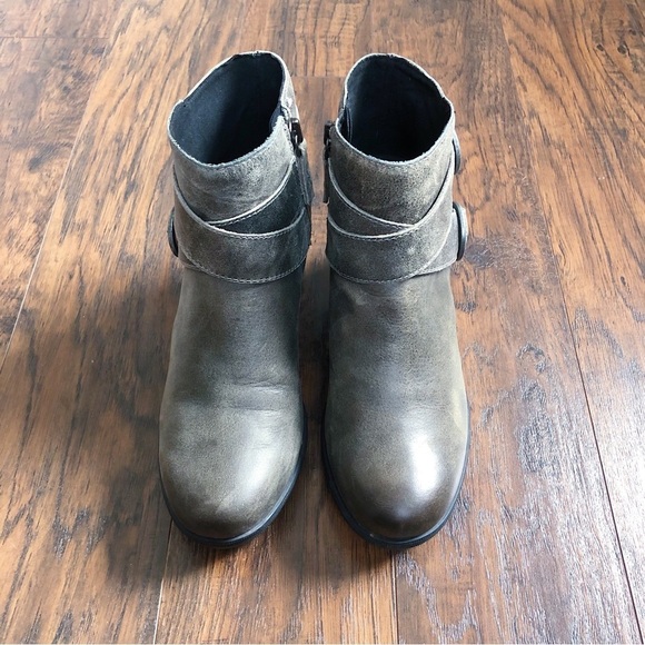 SOREL • Joan of Arctic Wedge II bootie buckle Quarry leather grey ankle short - Picture 5 of 13